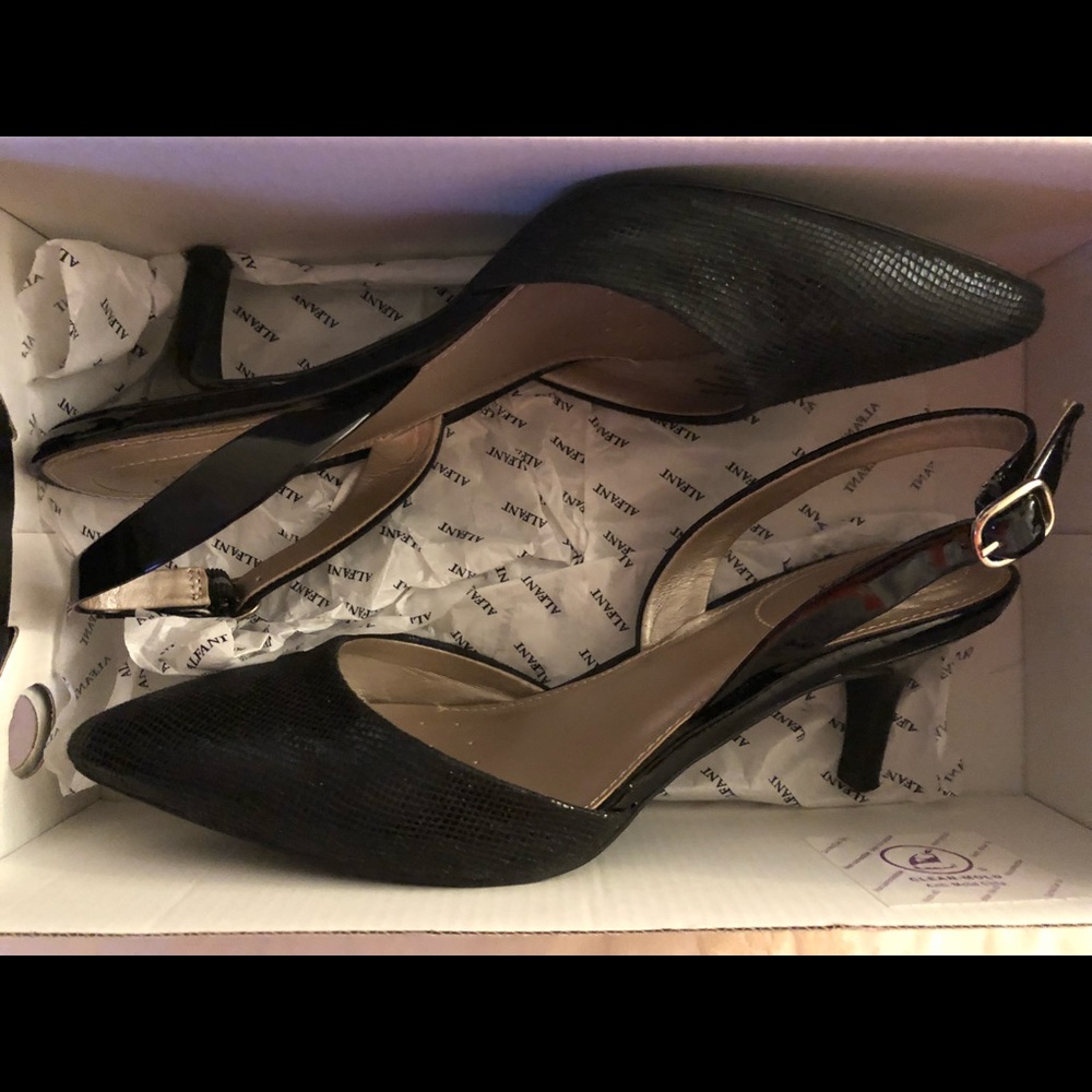 Sling back pumps - like new - worn 3 or 4 times!